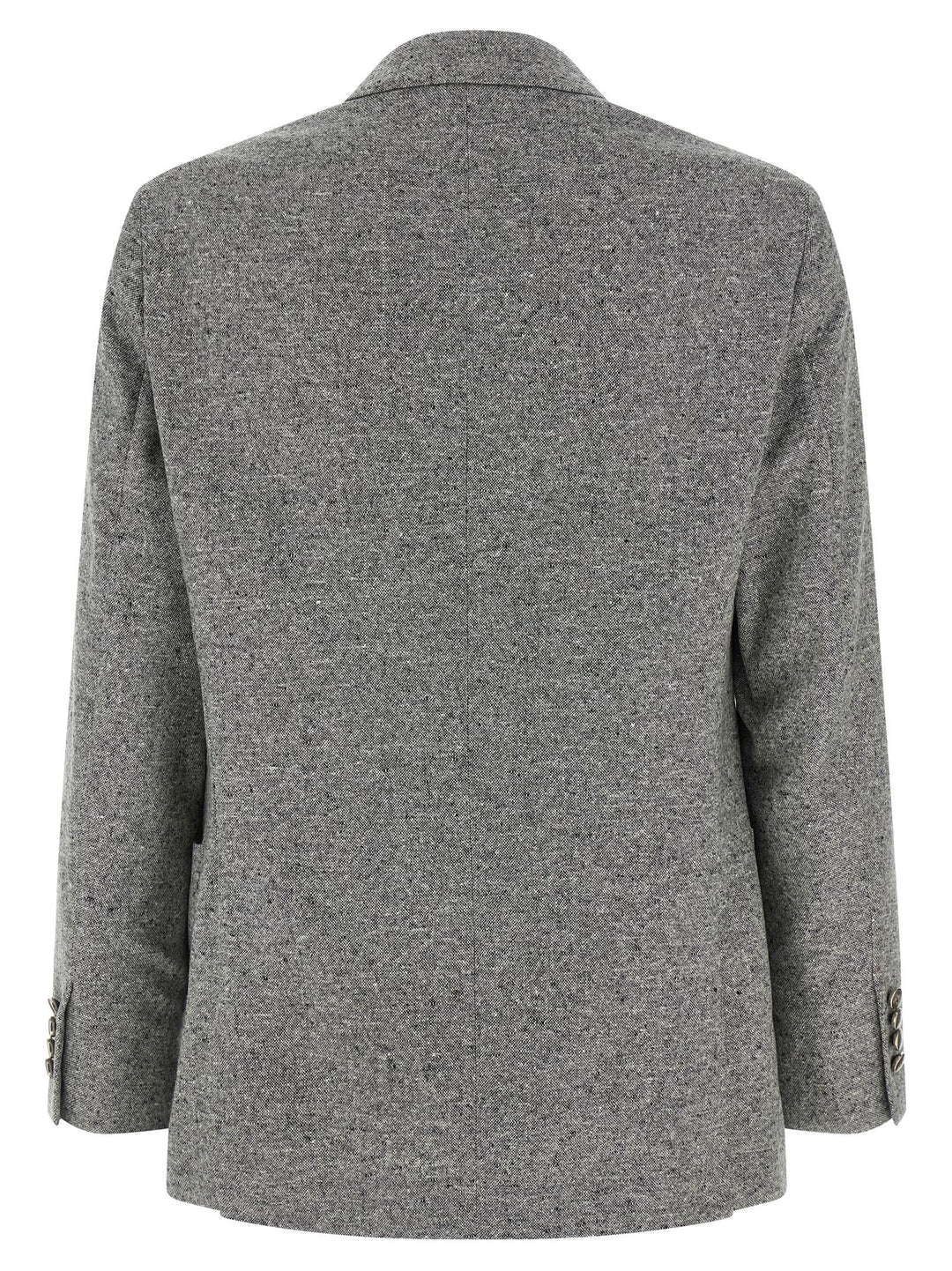 Brunello Cucinelli Grisaille Blazer - Grigio | bb333d8c093b16b58261b710039a51e9ddc21652