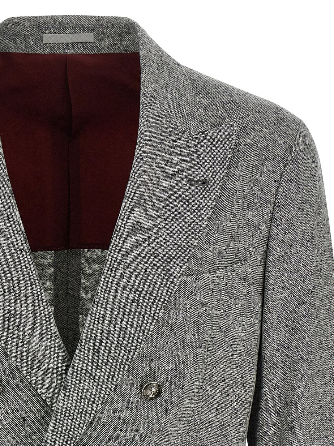 Brunello Cucinelli Grisaille Blazer - Grigio | 9fb4253fd435e5402035927bd1f025f7b5e4d564