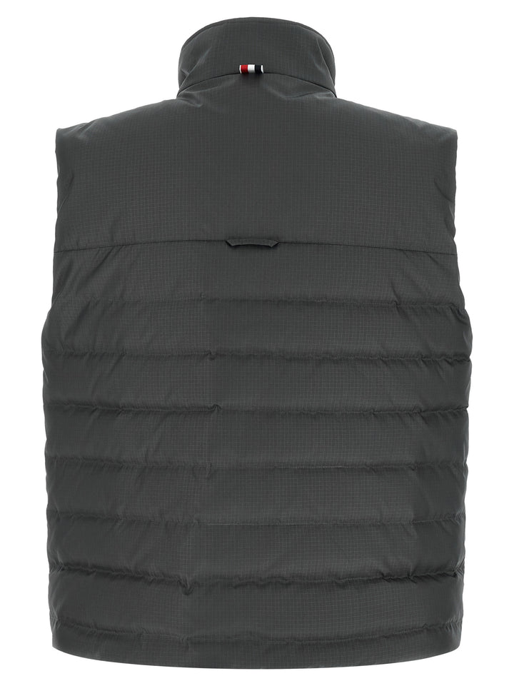 Thom Browne 4 Bar Gilet - Grigio | 05dfcc186017065522170a69e0bd16a387945a68