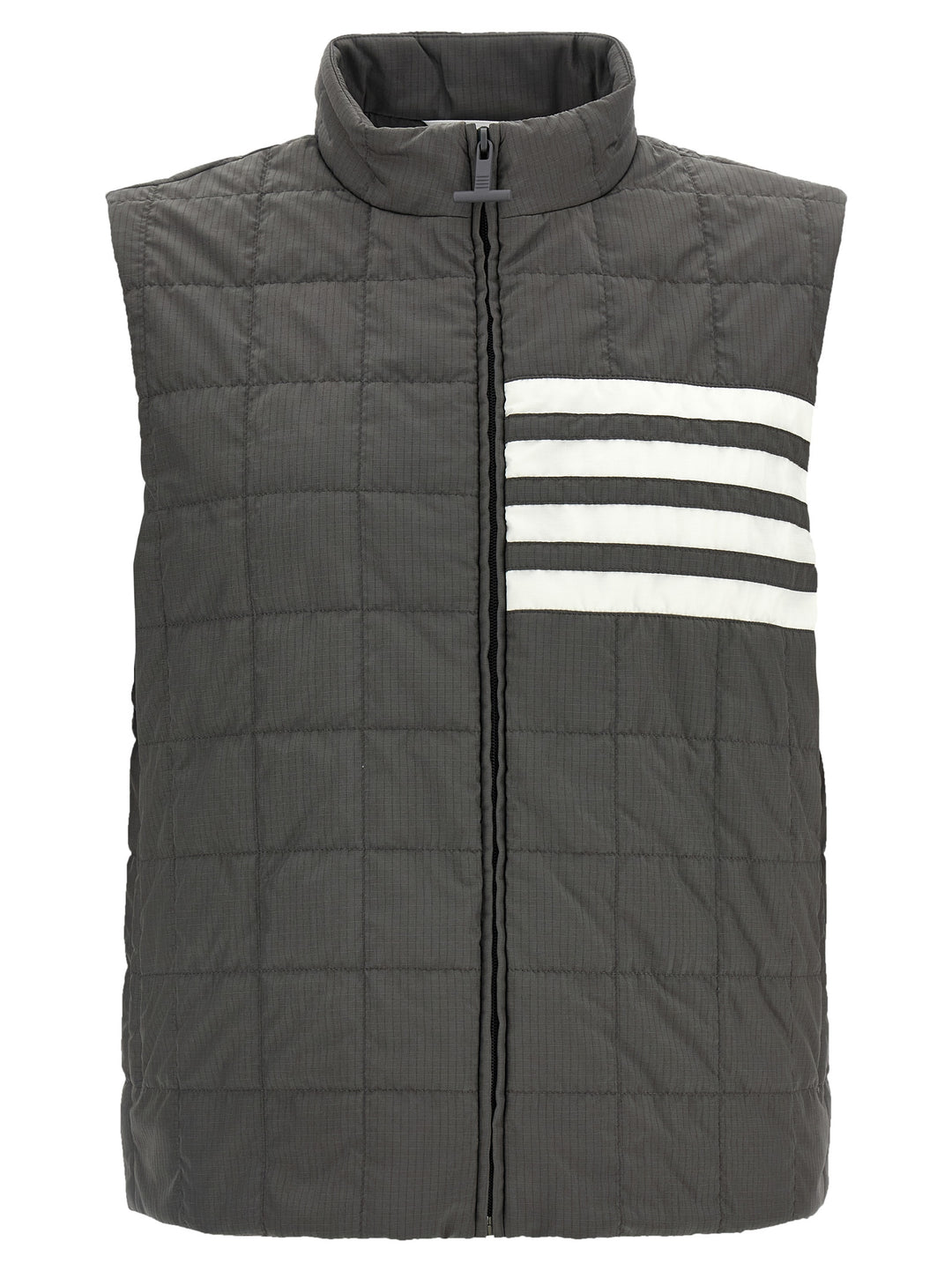 Thom Browne 4bar Gilet - Grigio | a7b061b908cbc3cafd30e98c312438e00a7ad99f