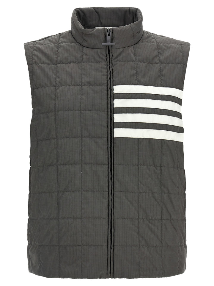 Thom Browne 4bar Gilet - Grigio | a7b061b908cbc3cafd30e98c312438e00a7ad99f
