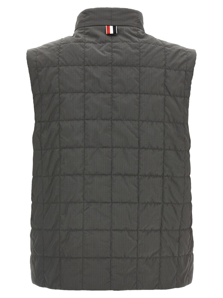 Thom Browne 4bar Gilet - Grigio | c8cdae340804d056742b7f916f8a5242b8ca0f54