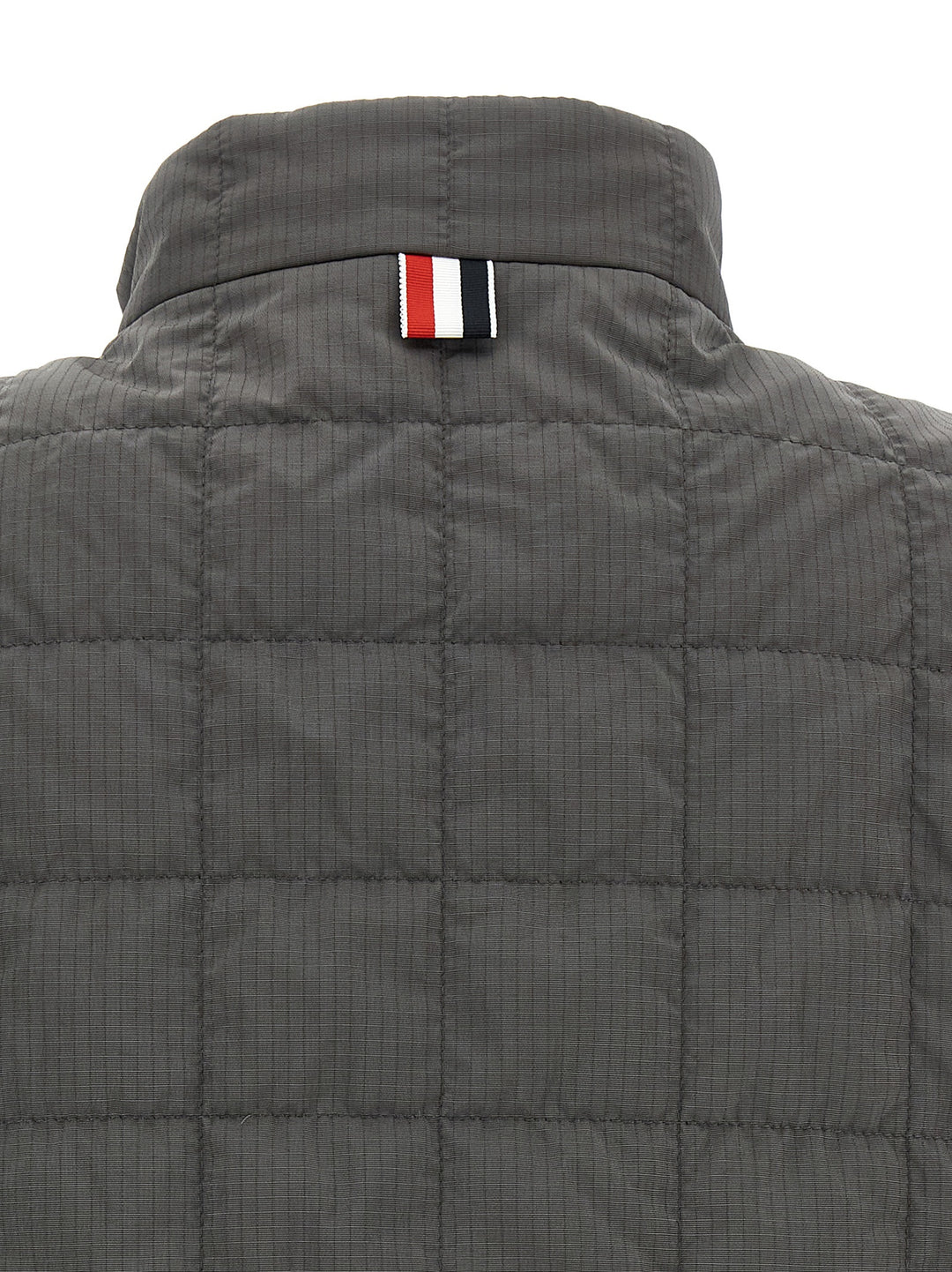 Thom Browne 4bar Gilet - Grigio | 807a6fa32a0b37e2dc07379a178e28f8817446e7
