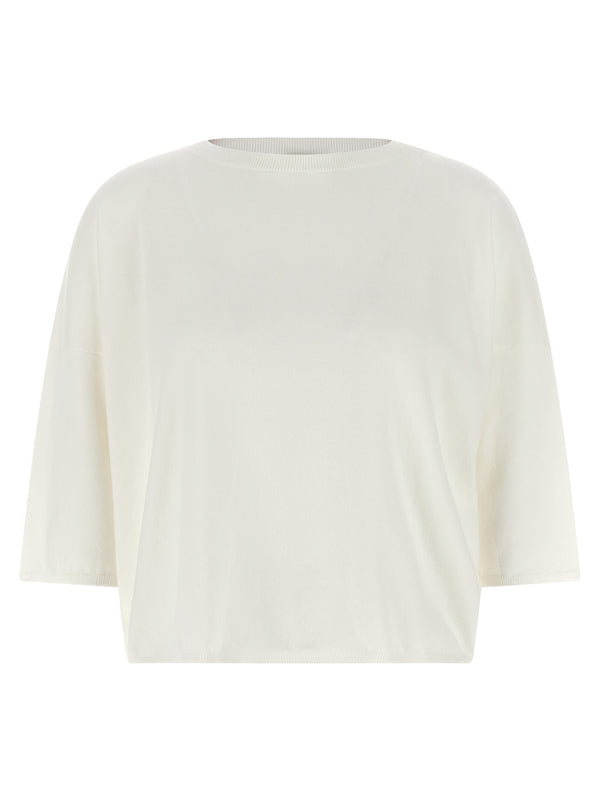 Cashmere Cotton Sweater Maglioni Bianco