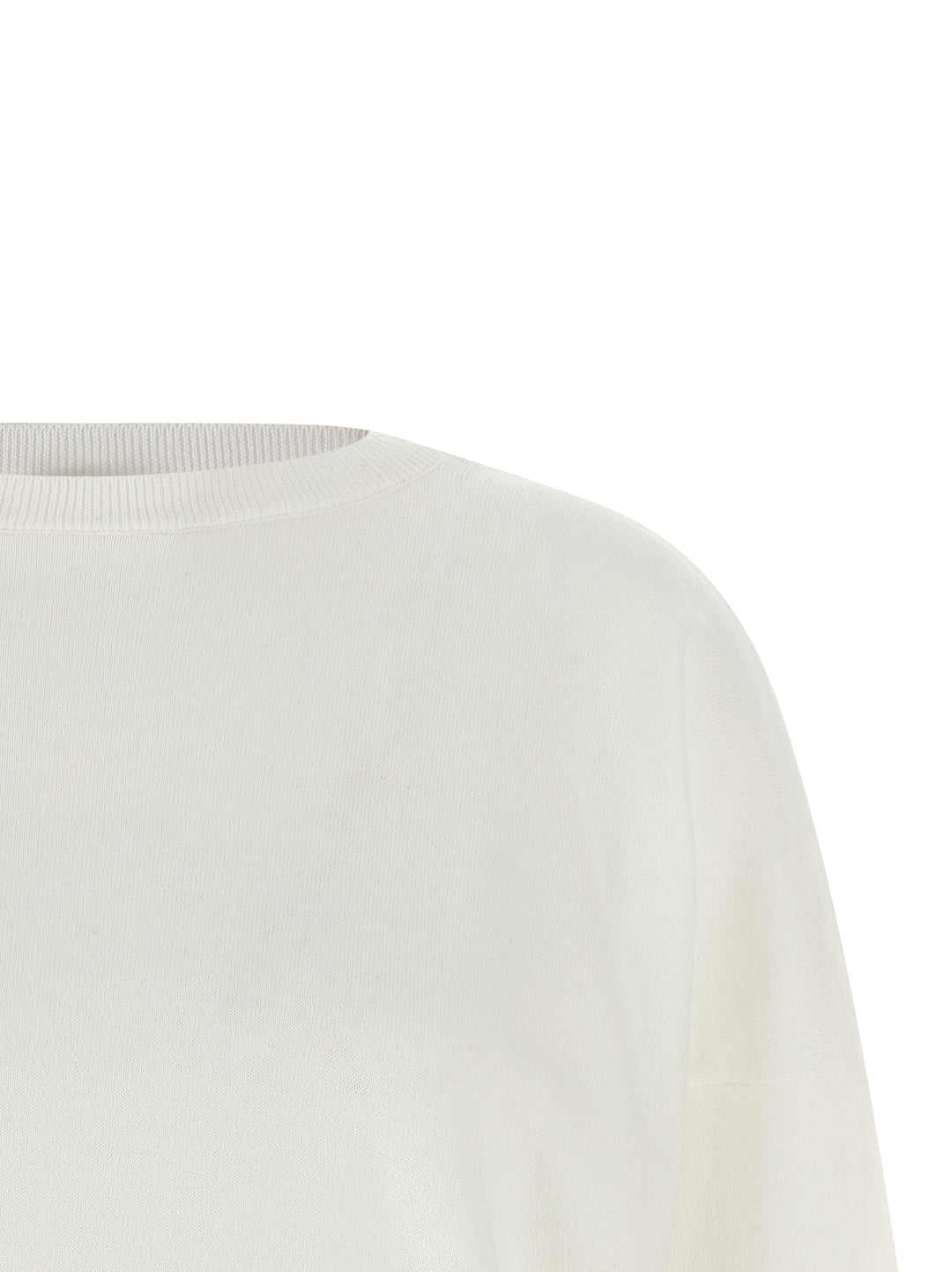 Be You Cashmere Cotton Sweater Maglioni - Bianco | ceae81b1e309ed4d42882d8ef19835bcd8f397ef