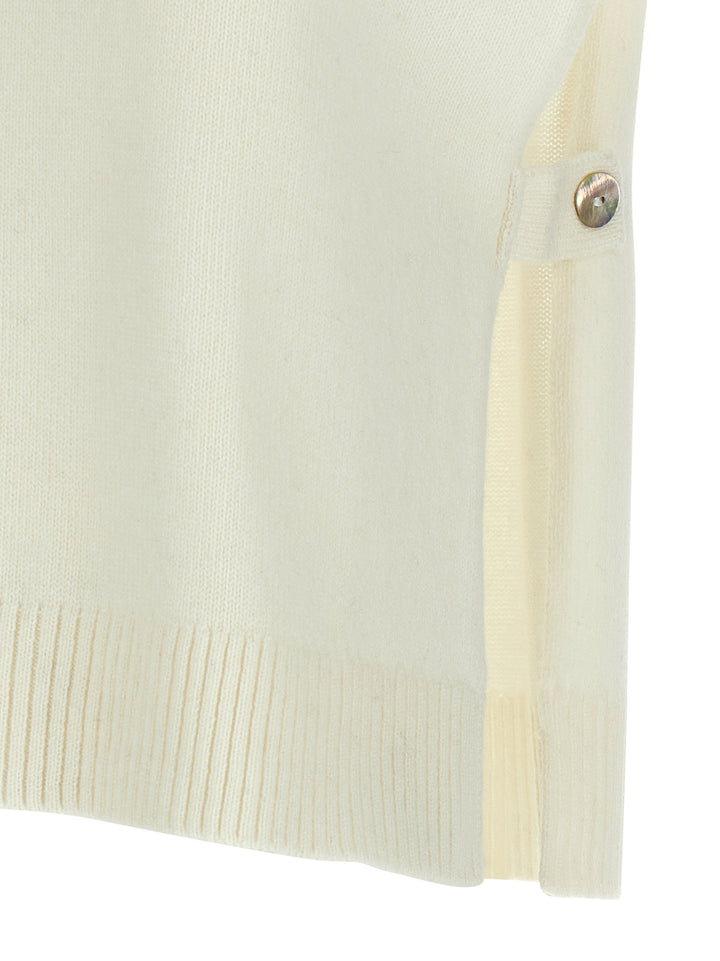 Be You Benedicta Gilet - Bianco | ec4dc5d9c3d8576a4388321fedd20a1815ff1f6c