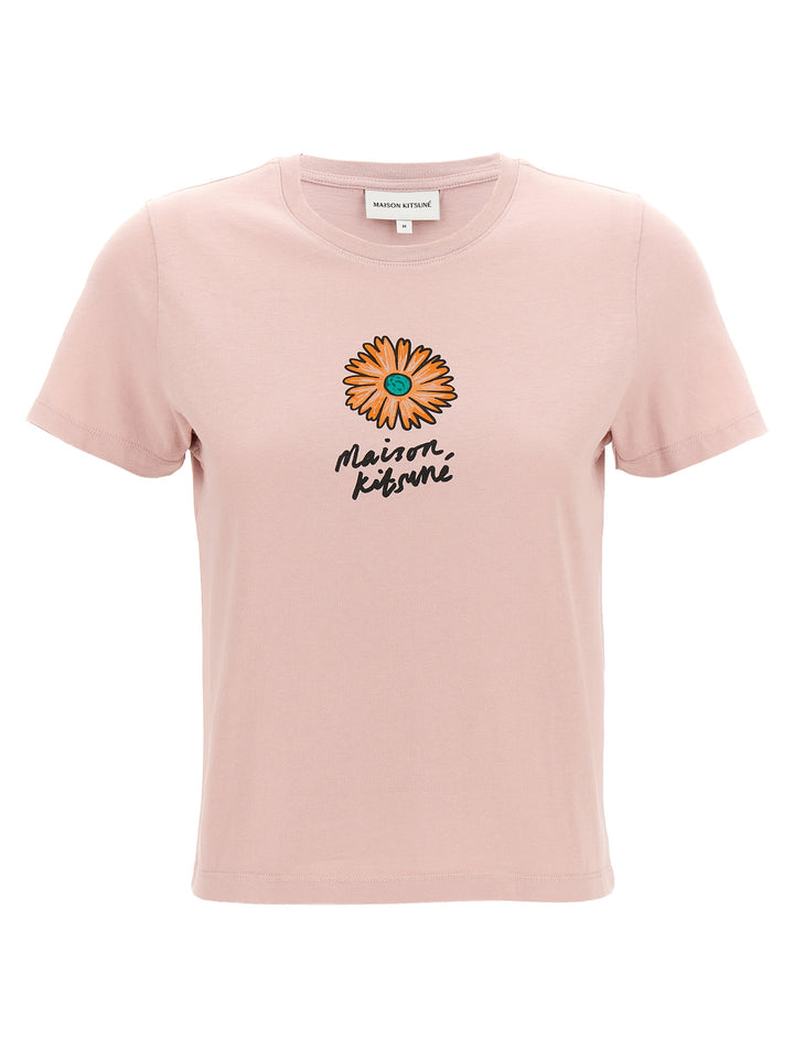 Floating Flower T Shirt Rosa