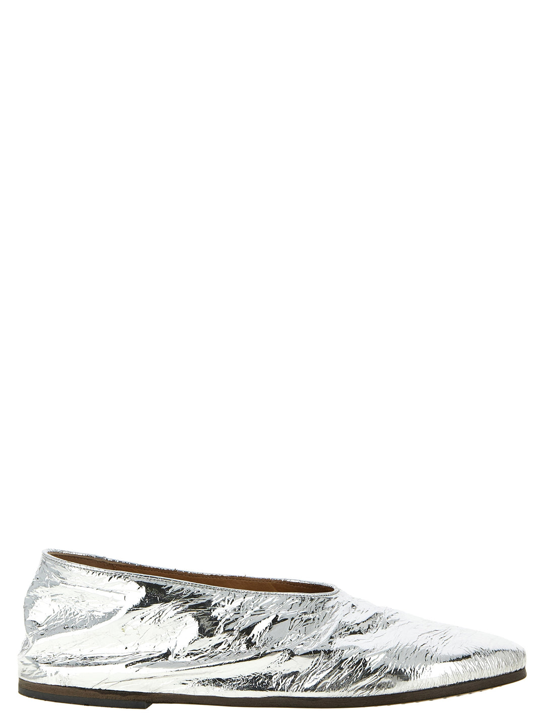 MarsèLl Coltellaccio Flat shoes - Silver | 7164a536841b7f4e1626baac174732844511b53c