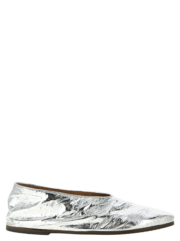 Coltellaccio Flat Shoes Silver