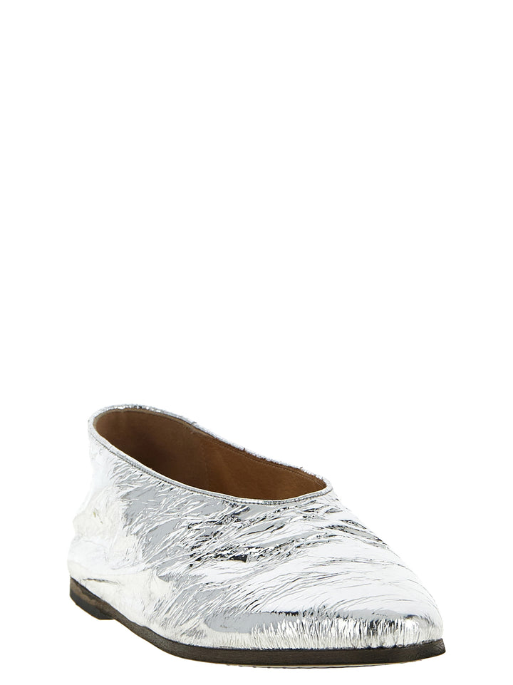 MarsèLl Coltellaccio Flat shoes - Silver | b362601edadd13f60f96aa0ba2d32093176bab52