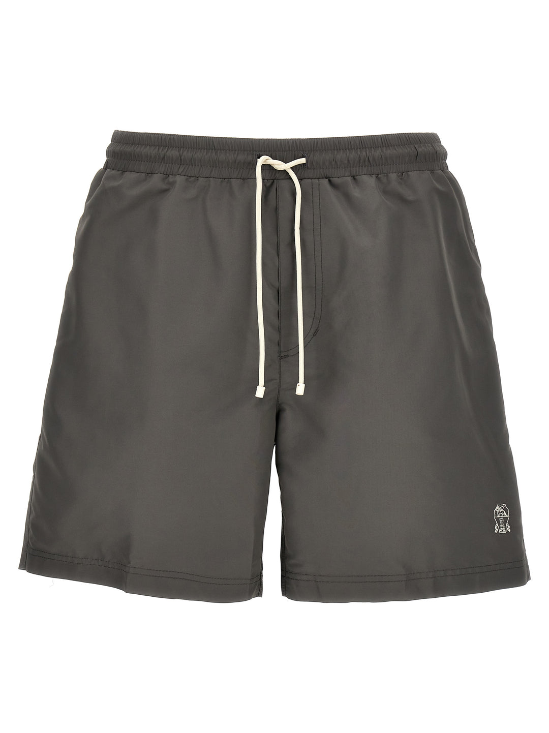 Brunello Cucinelli Logo Swimsuit Beachwear - Grigio | c52a470c26768e5f9dbf2b7416cc58760f9415d1