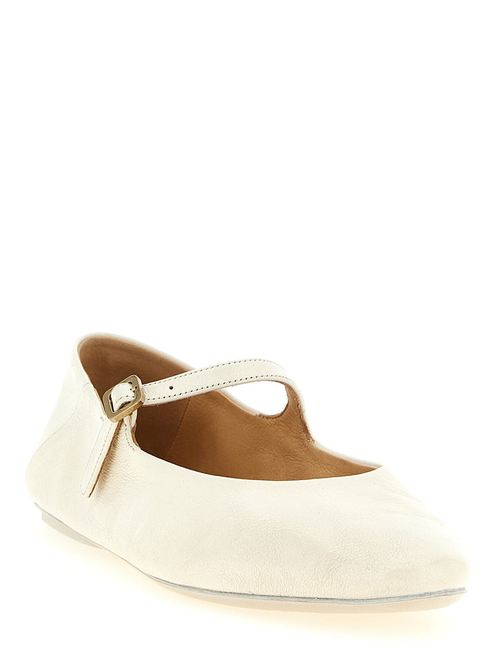MarsèLl Strascico Flat shoes - Beige | 48882f07fc0590f912c9b6b39143727ee4726fce