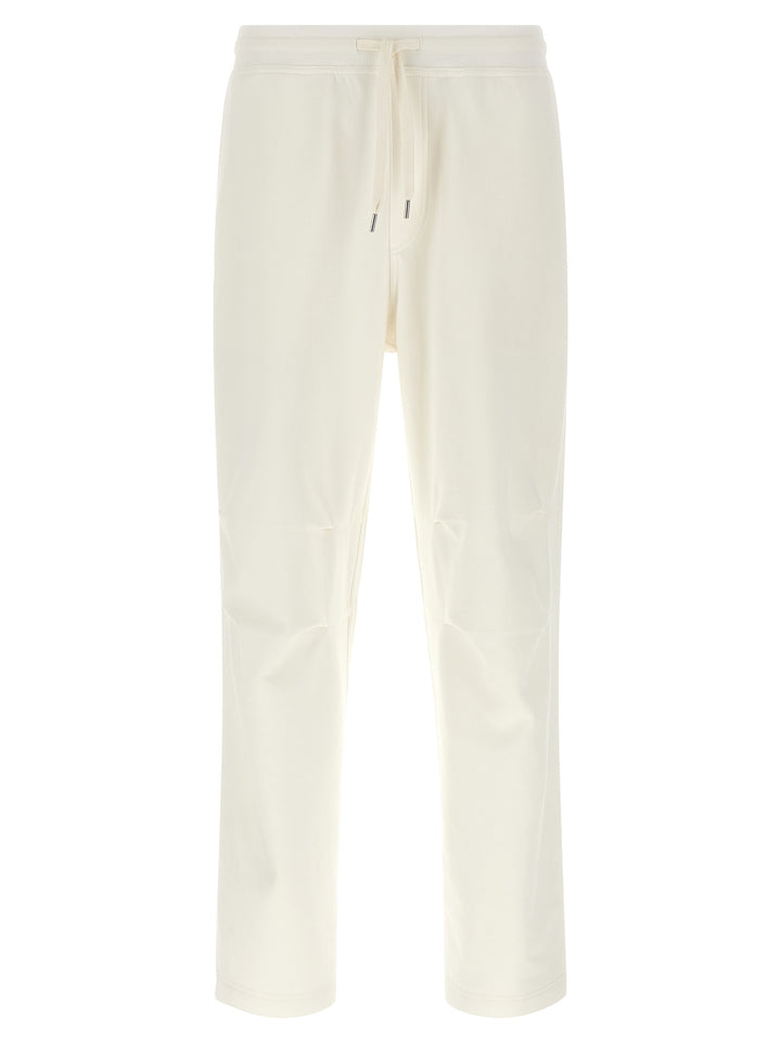 Brunello Cucinelli Techno Cotton Joggers Pantaloni - Bianco | 1907f832293cc14fac849fd21e73d050da96fe7b
