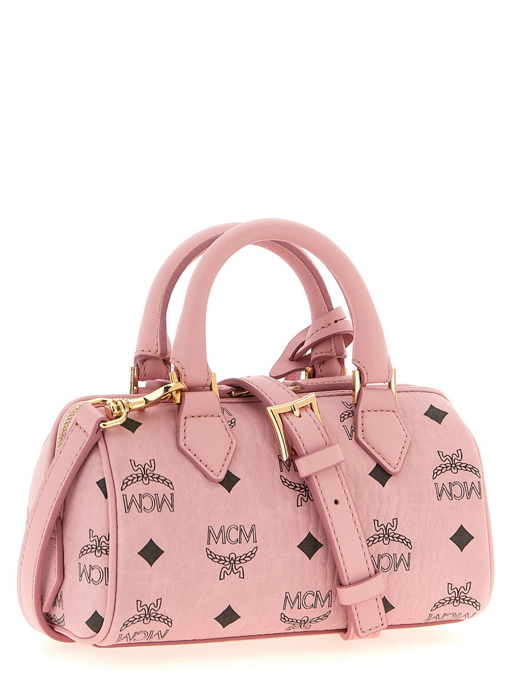 Mcm Ella Boston Borse a Mano - Rosa | ba135e9244a3fa9be82b4c615dcc4495d2cd29ef