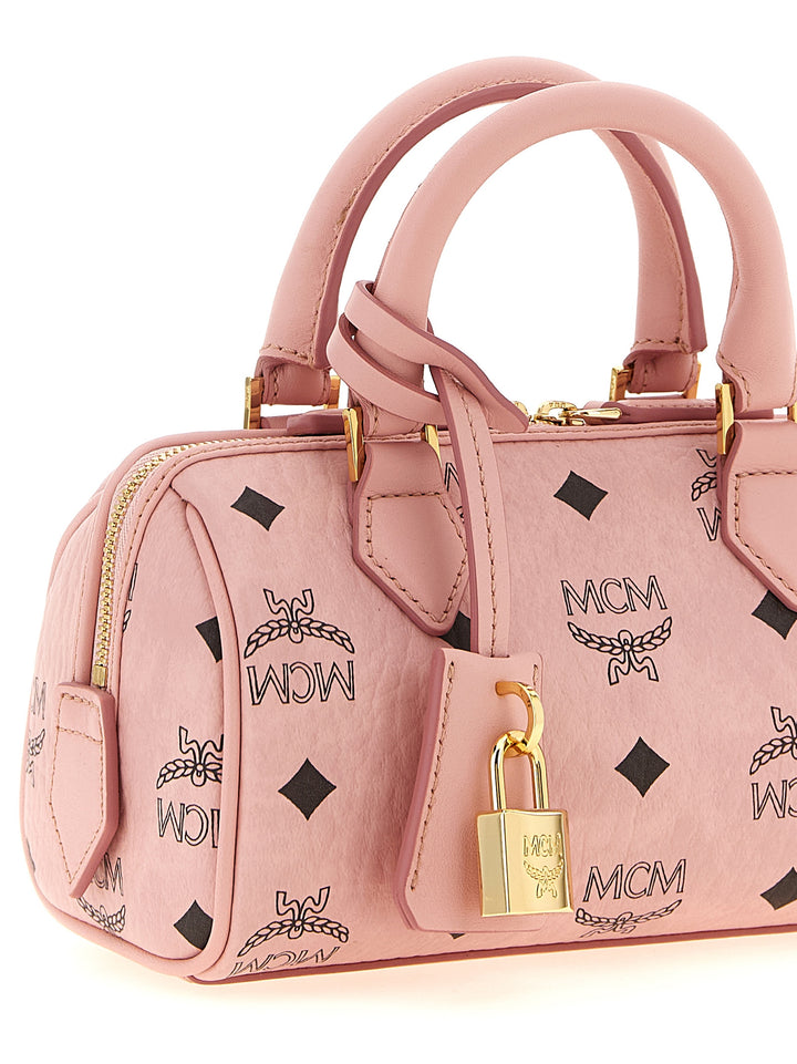 Mcm Ella Boston Borse a Mano - Rosa | eecfa2e5d38f27445ca8db05c35afa8d2408fd7d
