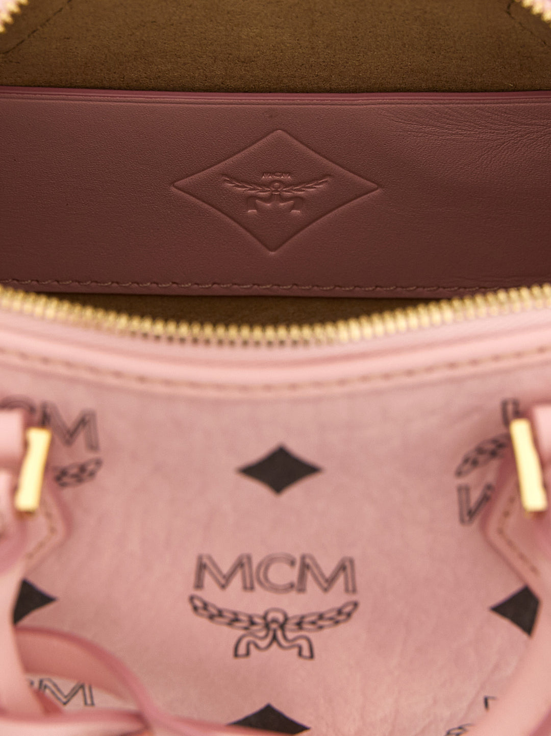 Mcm Ella Boston Borse a Mano - Rosa | 8af7cf85859fccc2dc562d3675a93c9028d9103a