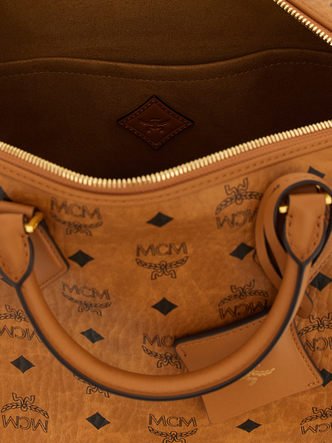 Mcm Ella Boston Borse a Mano - Marrone | cc355d96cdd8373c89d6ec32edf235f5f3d31ed3