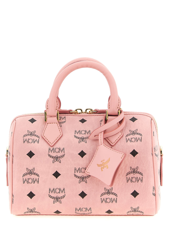 Mcm Ella Boston Borse a Mano - Rosa | d82ee2a0519e8858b3e241c38fca6928da607fb5
