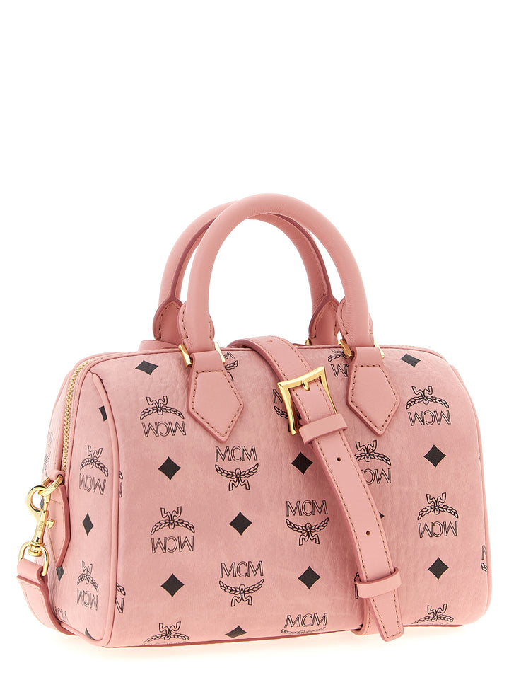Mcm Ella Boston Borse a Mano - Rosa | b9bdbe7d7046f0fb462ecf62c670e563c768cfde