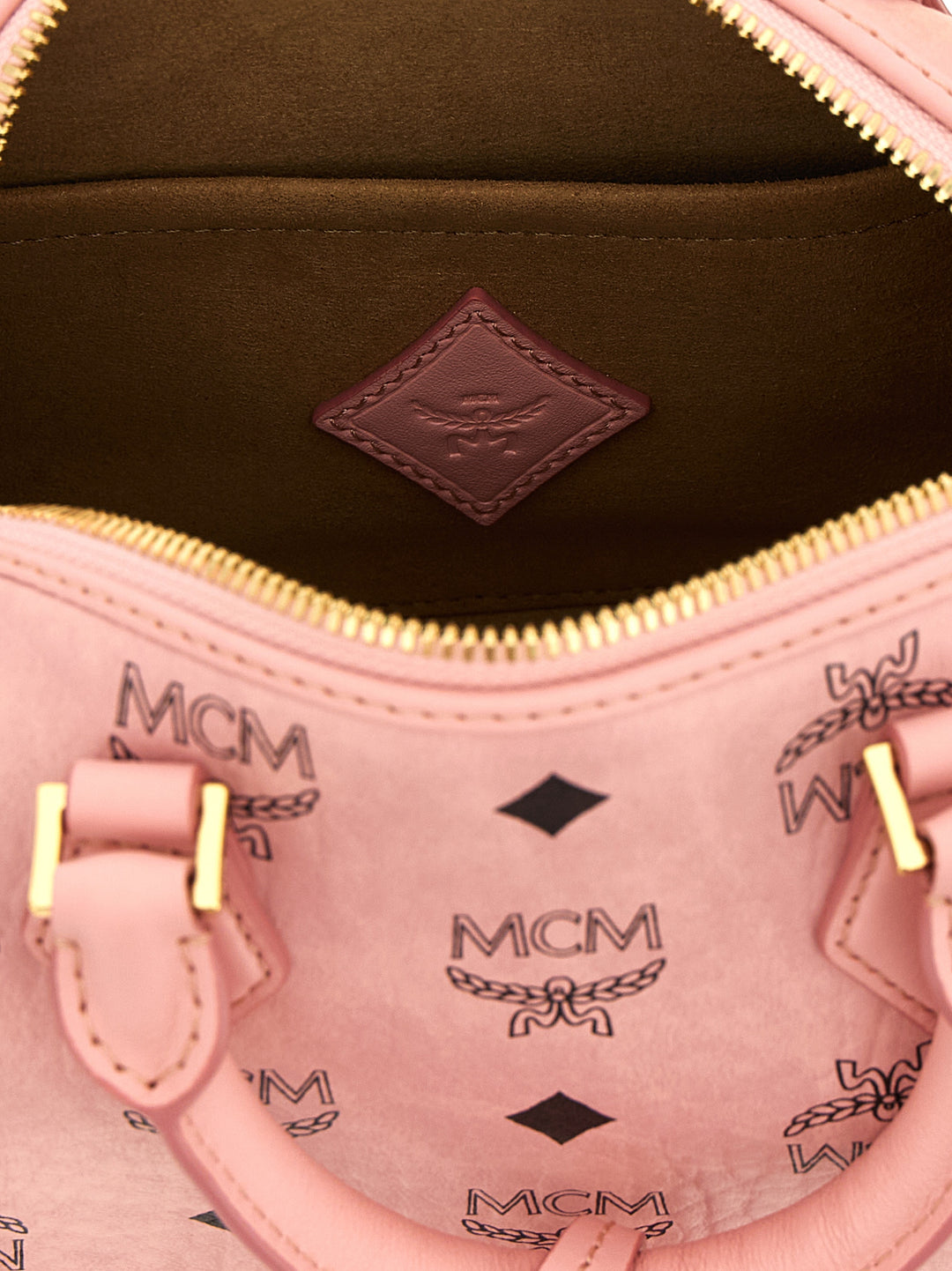 Mcm Ella Boston Borse a Mano - Rosa | 4a4b5820b77d51348e689903e068ad65dec52093