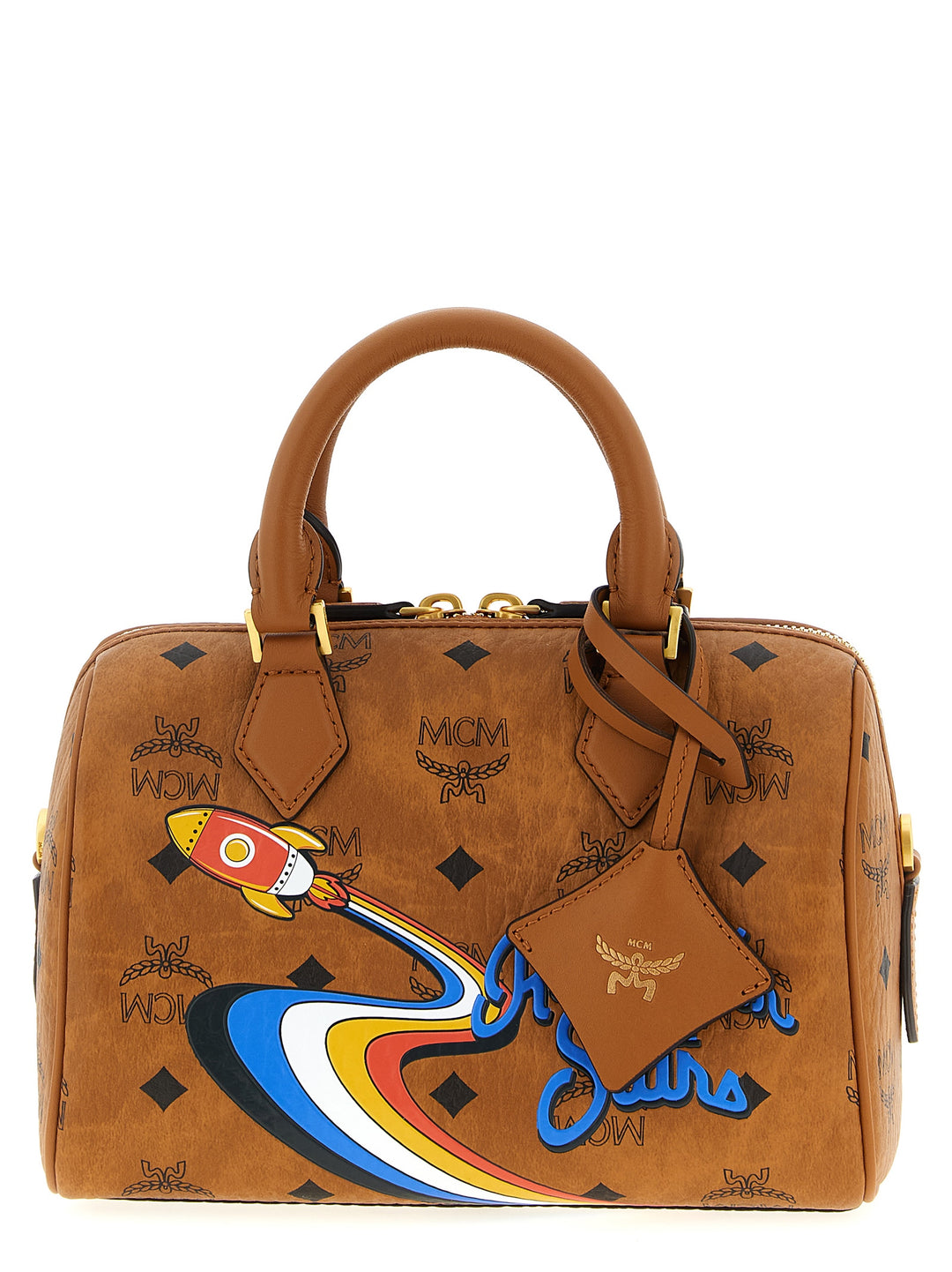 Mcm Ella Boston Borse a Mano - Marrone | b523a695c141b3e5808563dc4c36e2166c40f8f6