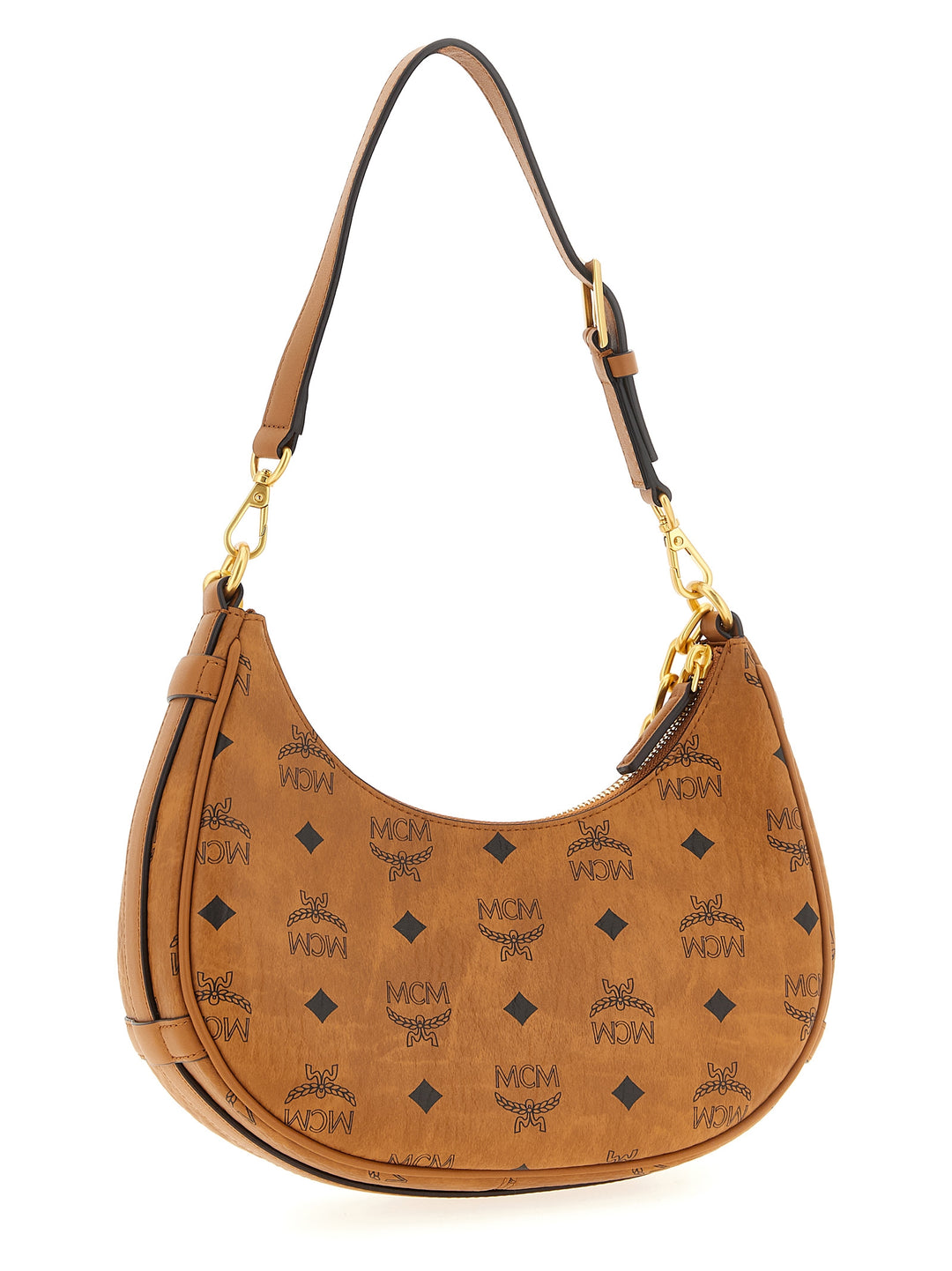 Mcm Aren Crescent Hobo Borse a Spalla e Tracolla - Marrone | 9472dac55ee474194652f37f868b20540daae903
