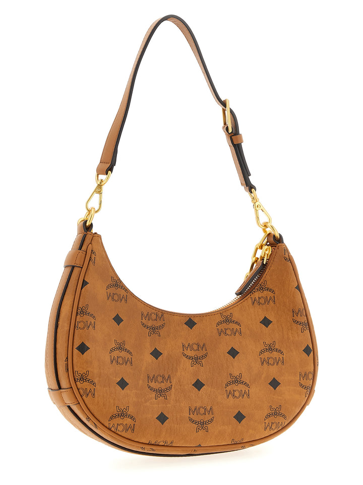 Mcm Aren Crescent Hobo Borse a Spalla e Tracolla - Marrone | 9472dac55ee474194652f37f868b20540daae903