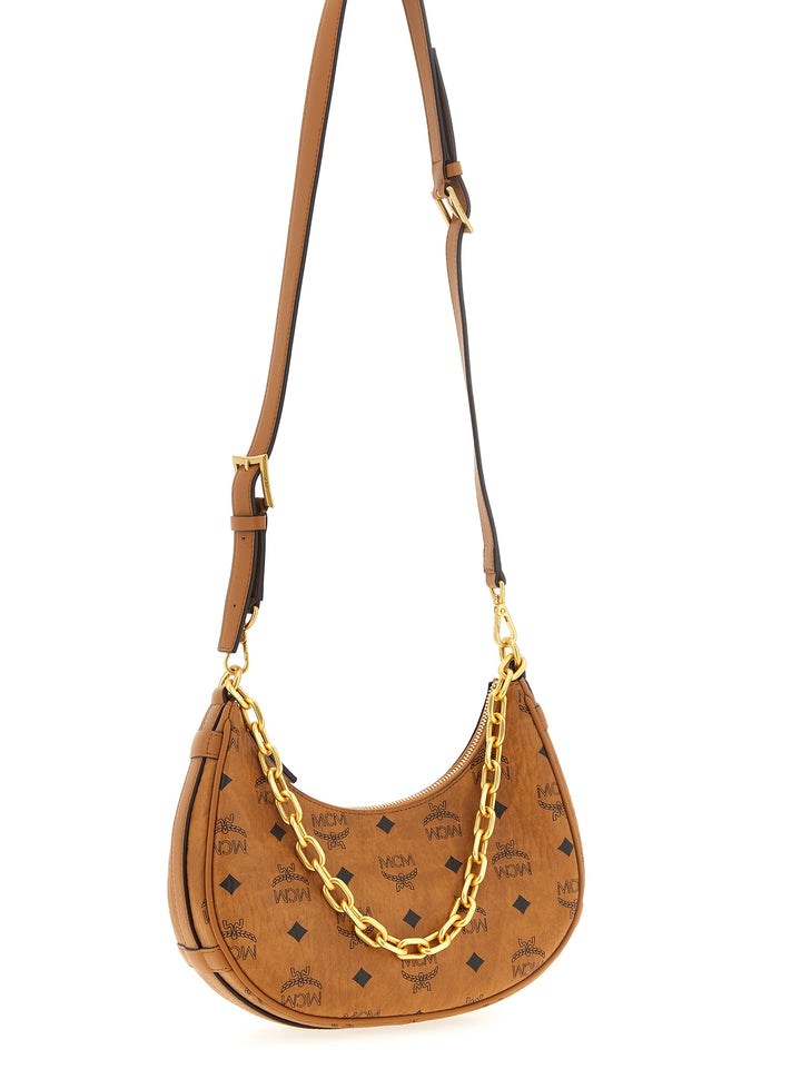 Mcm Aren Crescent Hobo Borse a Spalla e Tracolla - Marrone | 28a8844680415cbb5ae7f7c9c7c5c30a9193989b