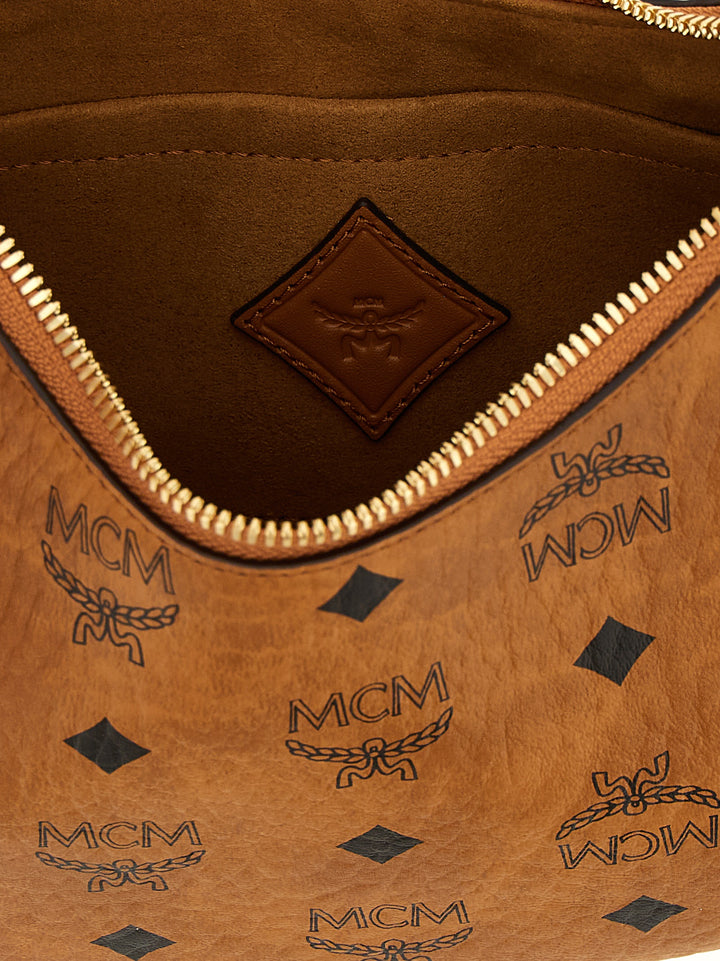 Mcm Aren Crescent Hobo Borse a Spalla e Tracolla - Marrone | 324d1dee9bf275316075a0a0acaff00ac08337c3