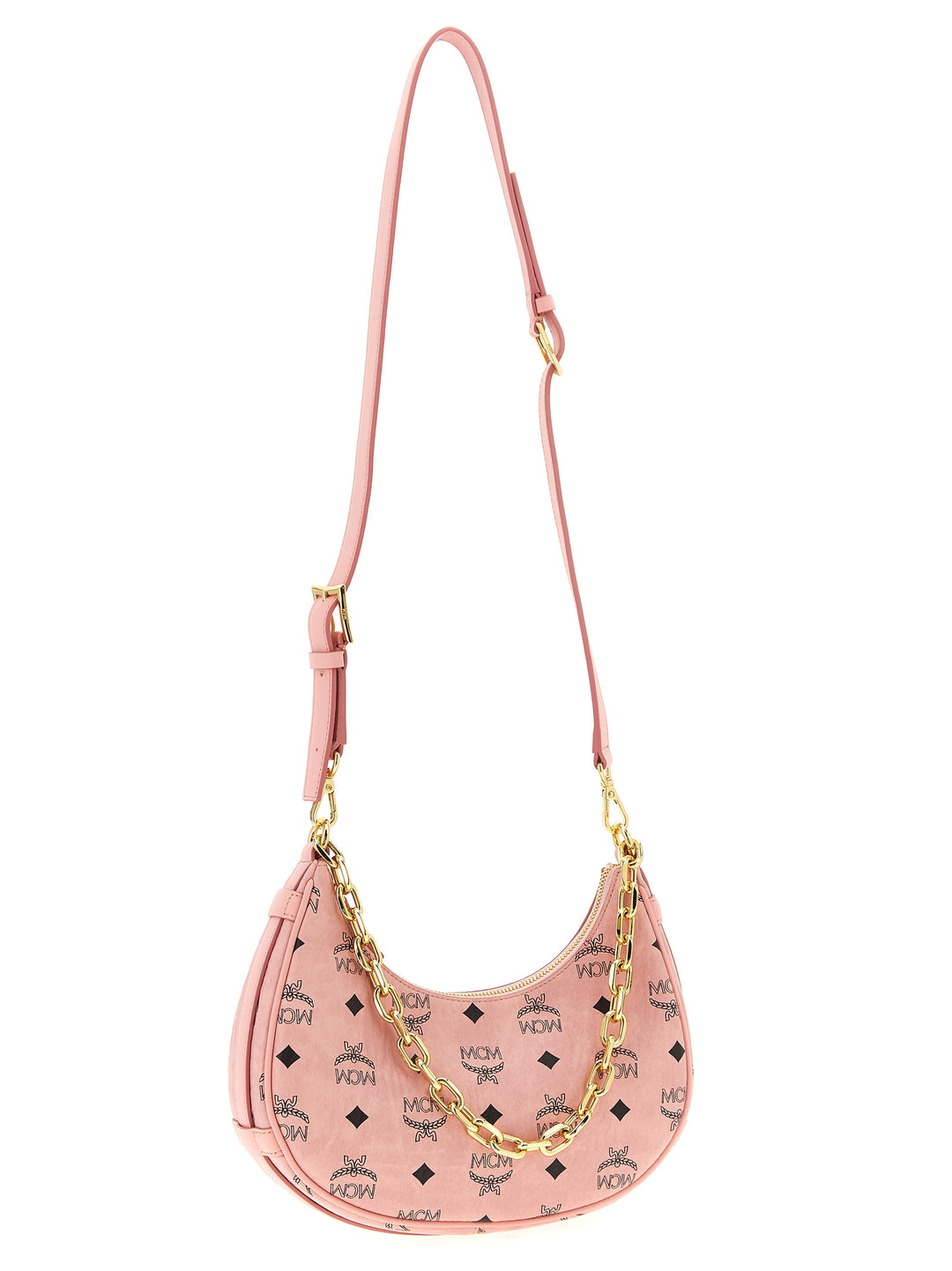 Mcm Aren Crescent Hobo Borse a Spalla e Tracolla - Rosa | 4b01c149119a4f0b6594b6da2c1c16e16631b84d