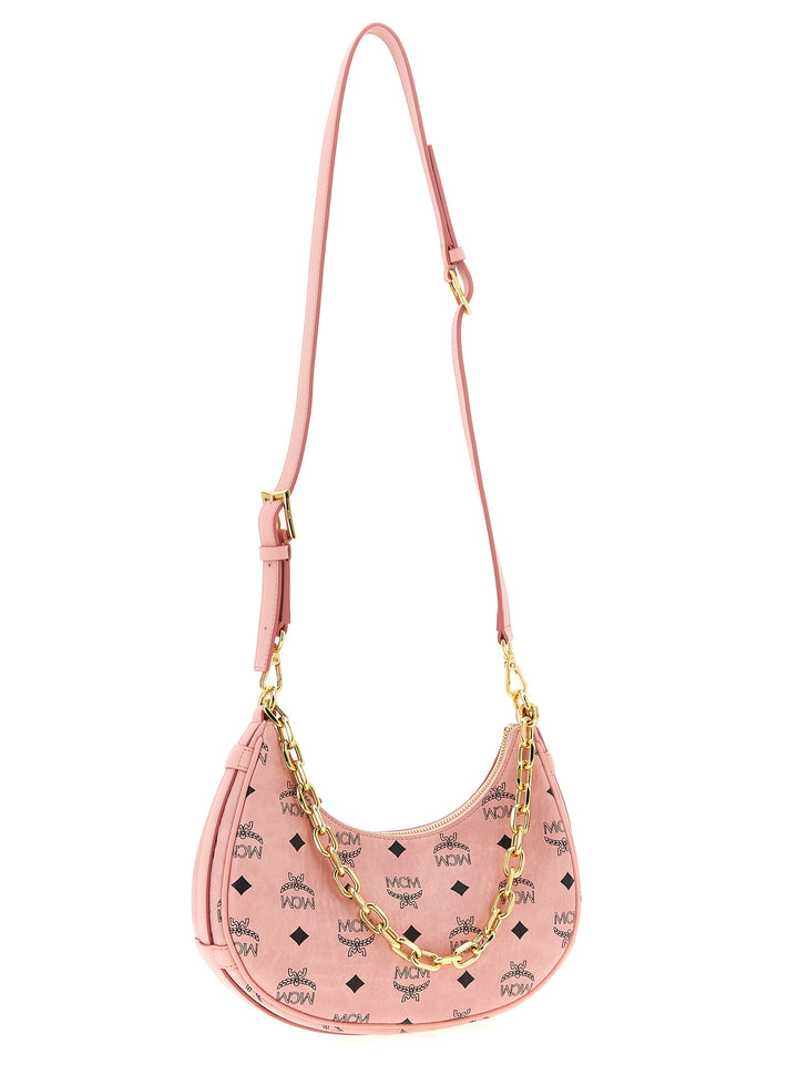 Mcm Aren Crescent Hobo Borse a Spalla e Tracolla - Rosa | 4b01c149119a4f0b6594b6da2c1c16e16631b84d