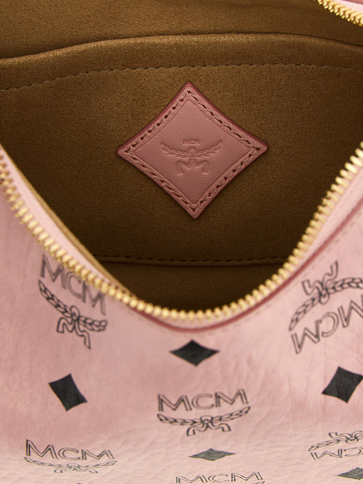 Mcm Aren Crescent Hobo Borse a Spalla e Tracolla - Rosa | 050a3e67df9d9f46db836f0048ed702da4253034