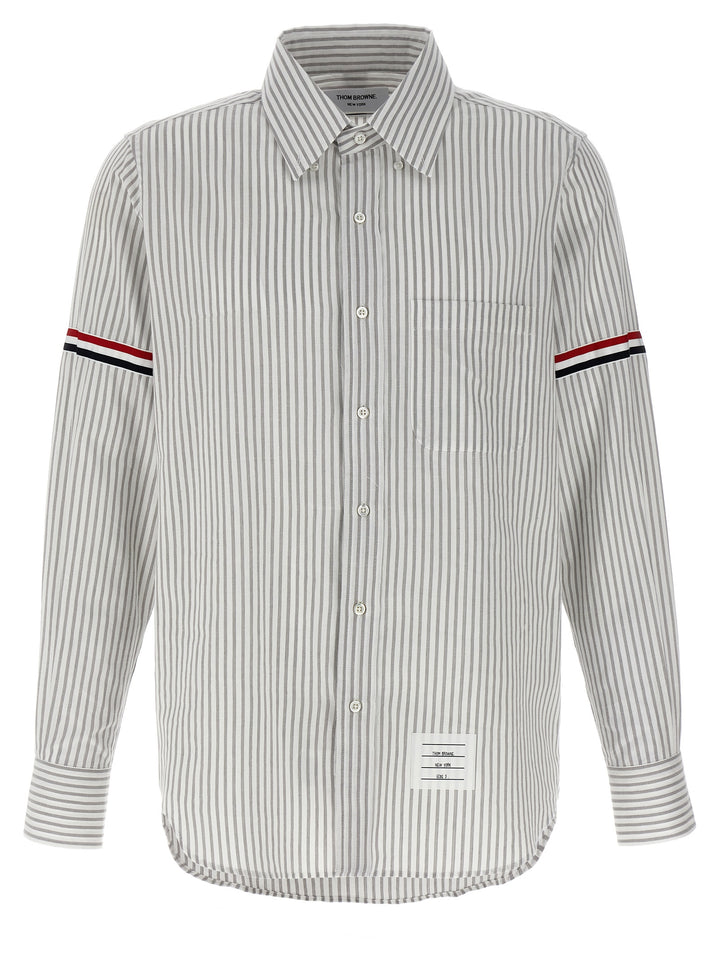 Thom Browne Striped Shirt Camicie - Grigio | f4a84554835b1858890d2f84fbc40b592dd7d93d