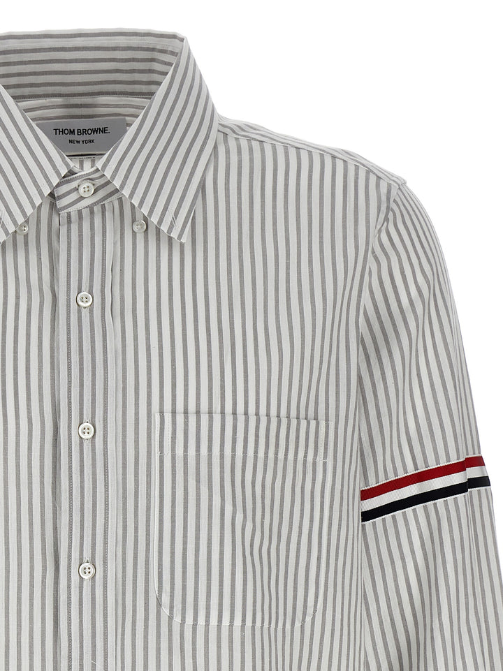 Thom Browne Striped Shirt Camicie - Grigio | 391d45ad5c0fbf953d367225353c237f2a109413