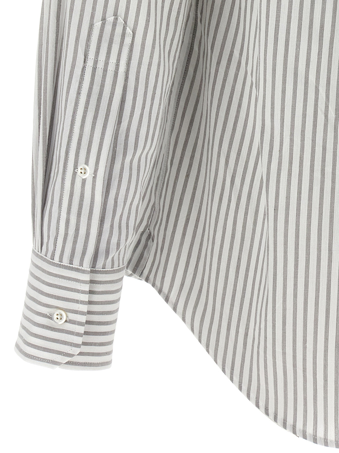 Thom Browne Striped Shirt Camicie - Grigio | 6b285cbe0addcf6b7fcbf5baaa41d728398a50db
