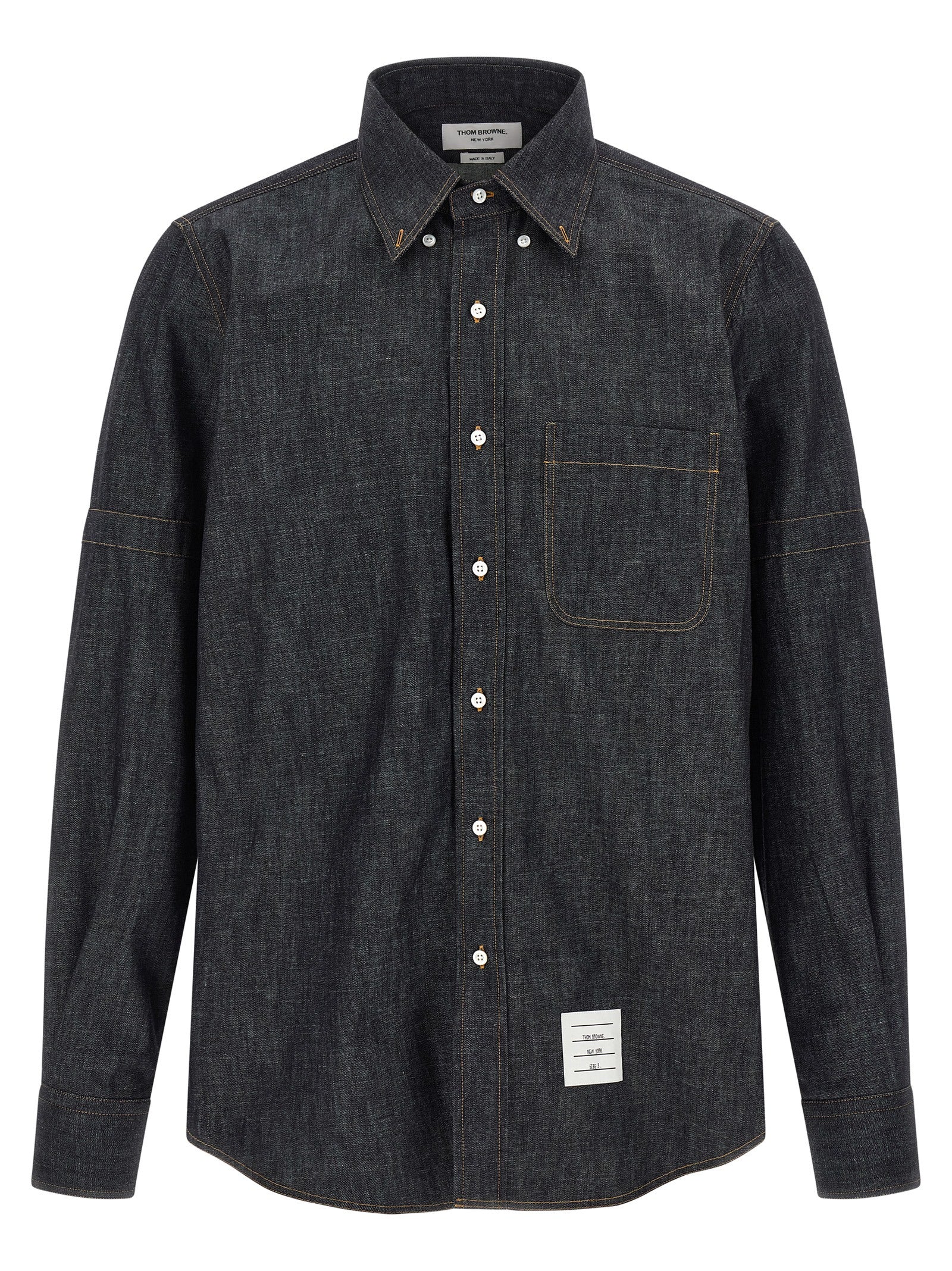Thom Browne Denim Shirt Camicie - Blu | e0a9c1d3d953ec1a194e1d95ec540d2c126cdaf5