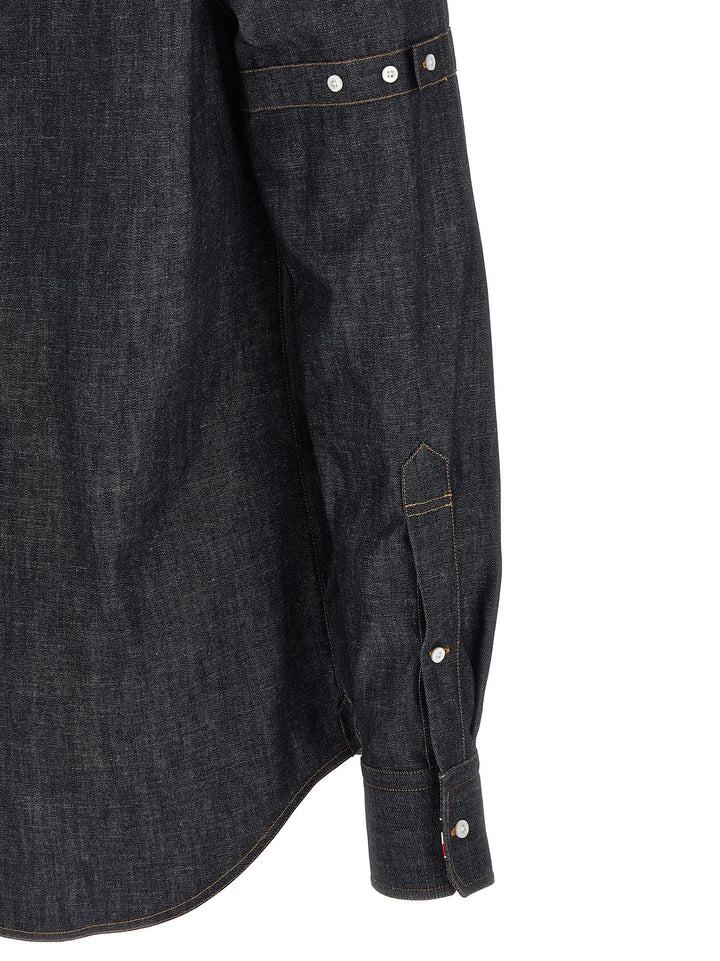 Thom Browne Denim Shirt Camicie - Blu | bc866440147394707da88734ff395746a84ab892