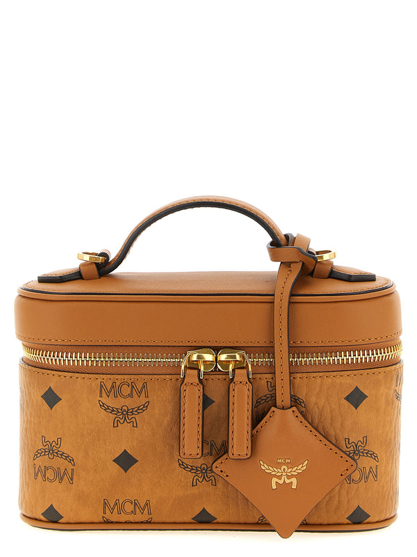 Aren Vanity Case Hand Bags Brown