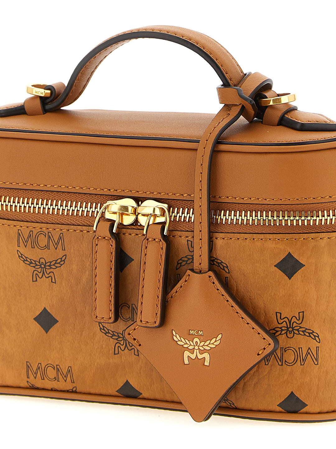 Mcm Aren Vanity Case Borse a Mano - Marrone | b5c978bf7d95a4809becefe2aee99bfcadb16349