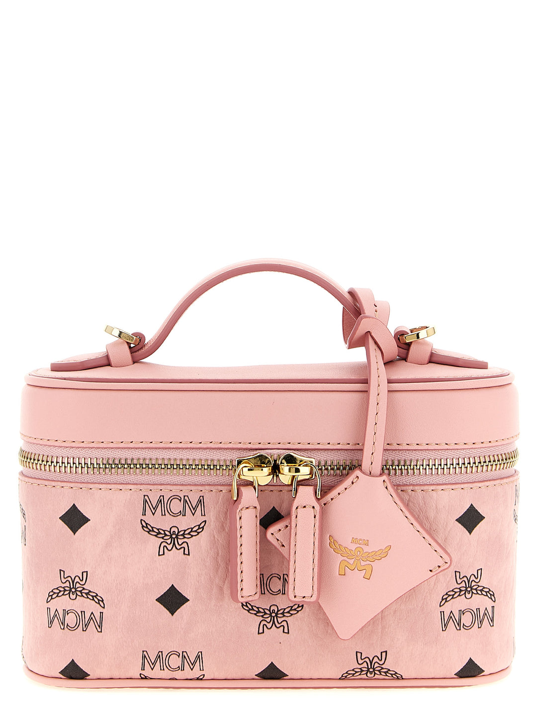 Mcm Aren Vanity Case Borse a Mano - Rosa | 27efc91114e938d75fde8c3767d649ed01fe7de3