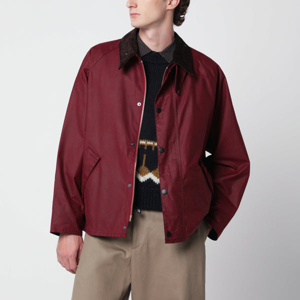 Chaqueta Encerada Os Transport Burdeos