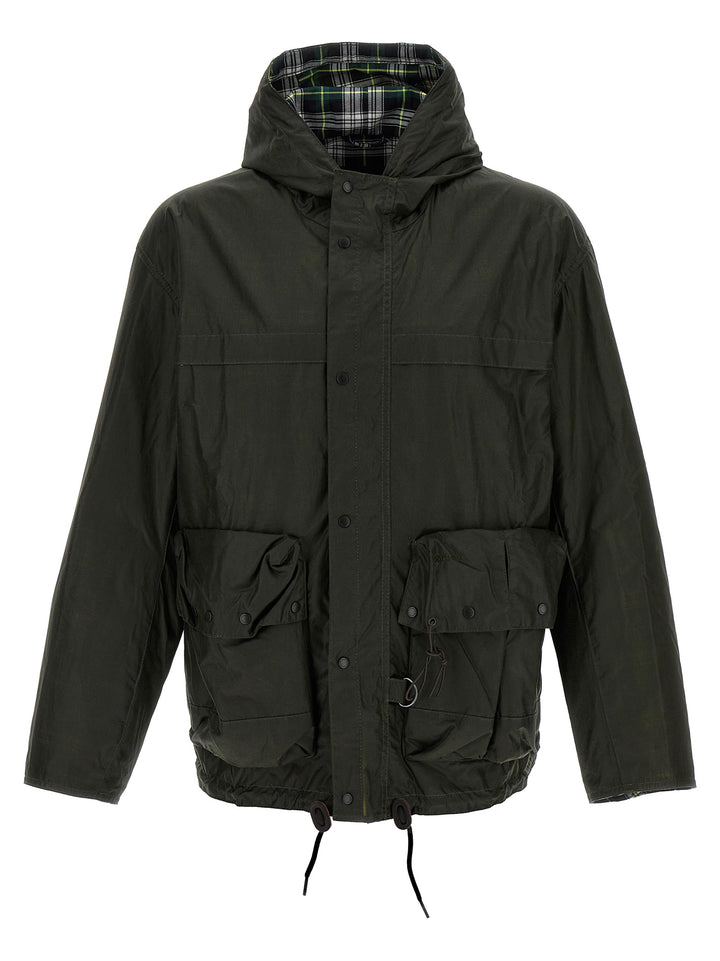 Barbour Modified Durham Short Puffer Jackets - Verde | accb3e3d06fa21458e72b211022fda522f16573e