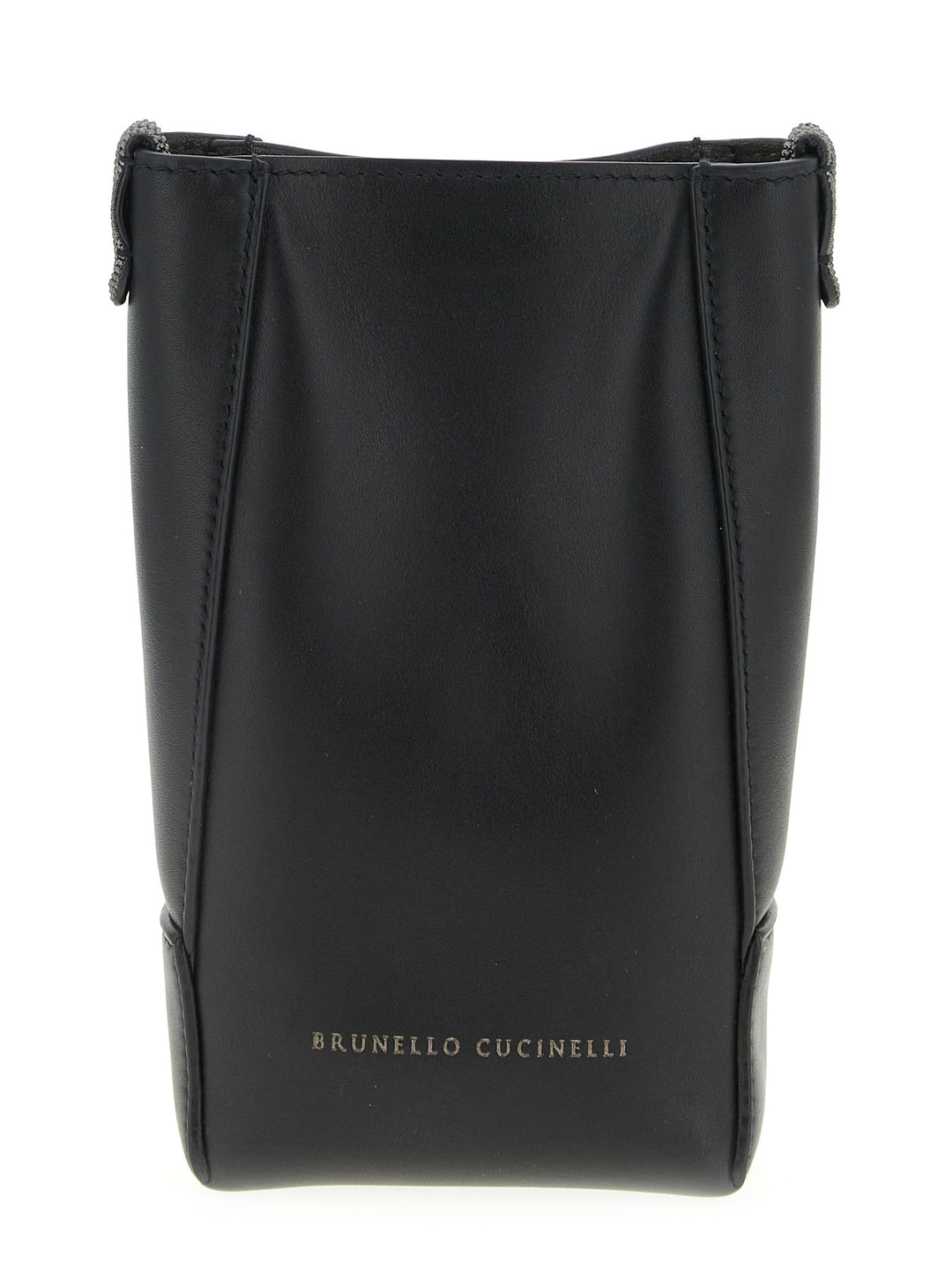 Brunello Cucinelli Cell Phone Holder With Shoulder Strap Casa e Lifestyle - Nero | 24e8905f37400350ecb871d232ccbd0cc65a7f88