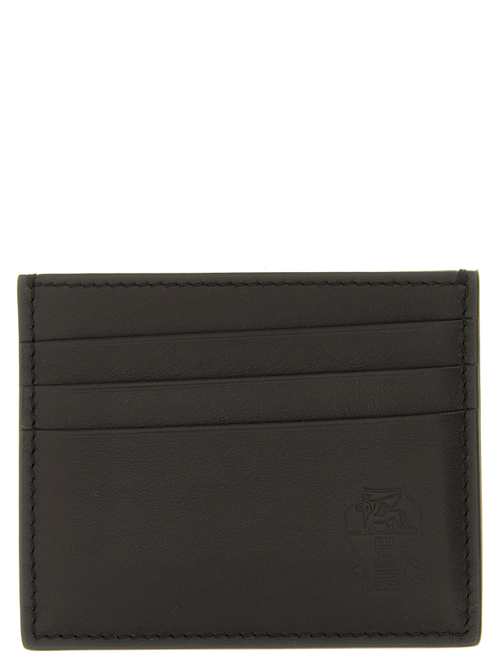 Brunello Cucinelli Logo Card Holder Portafogli - Marrone | d7efea8b81b0125f7e742ae8aff6324b8c405bea