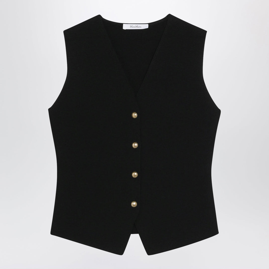 Max Mara Vests - Nero | d7d7396c8387bbcad653fc663bfd237e22c961be