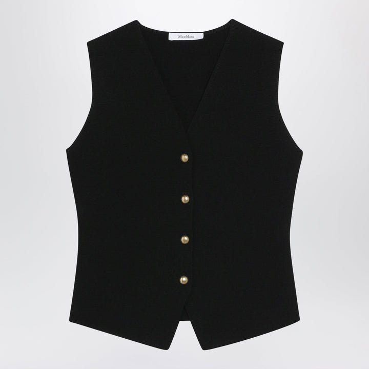 Max Mara Vests - Nero | d7d7396c8387bbcad653fc663bfd237e22c961be