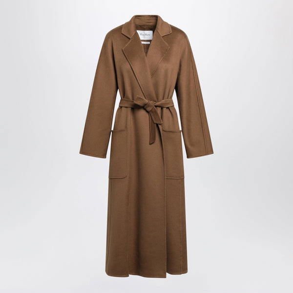 Long Cammello Scuro Cashmere Coat