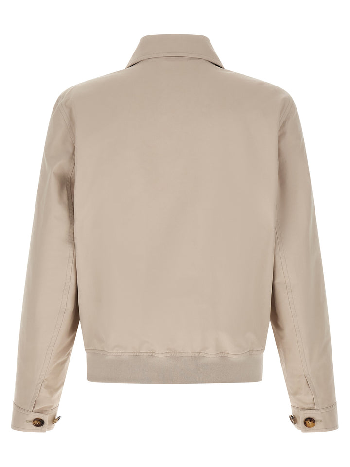 Brunello Cucinelli Cotton Jacket Puffer Jackets - Beige | 7515543c4b972e7487b1bb5988cb999eeb552a2b