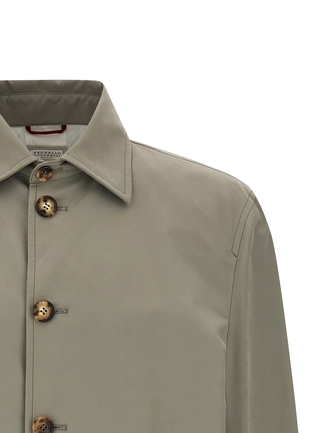 Brunello Cucinelli Cotton Jacket Puffer Jackets - Verde | 1be0cf04da8da12de0f969c9553f50daf42d6bb1