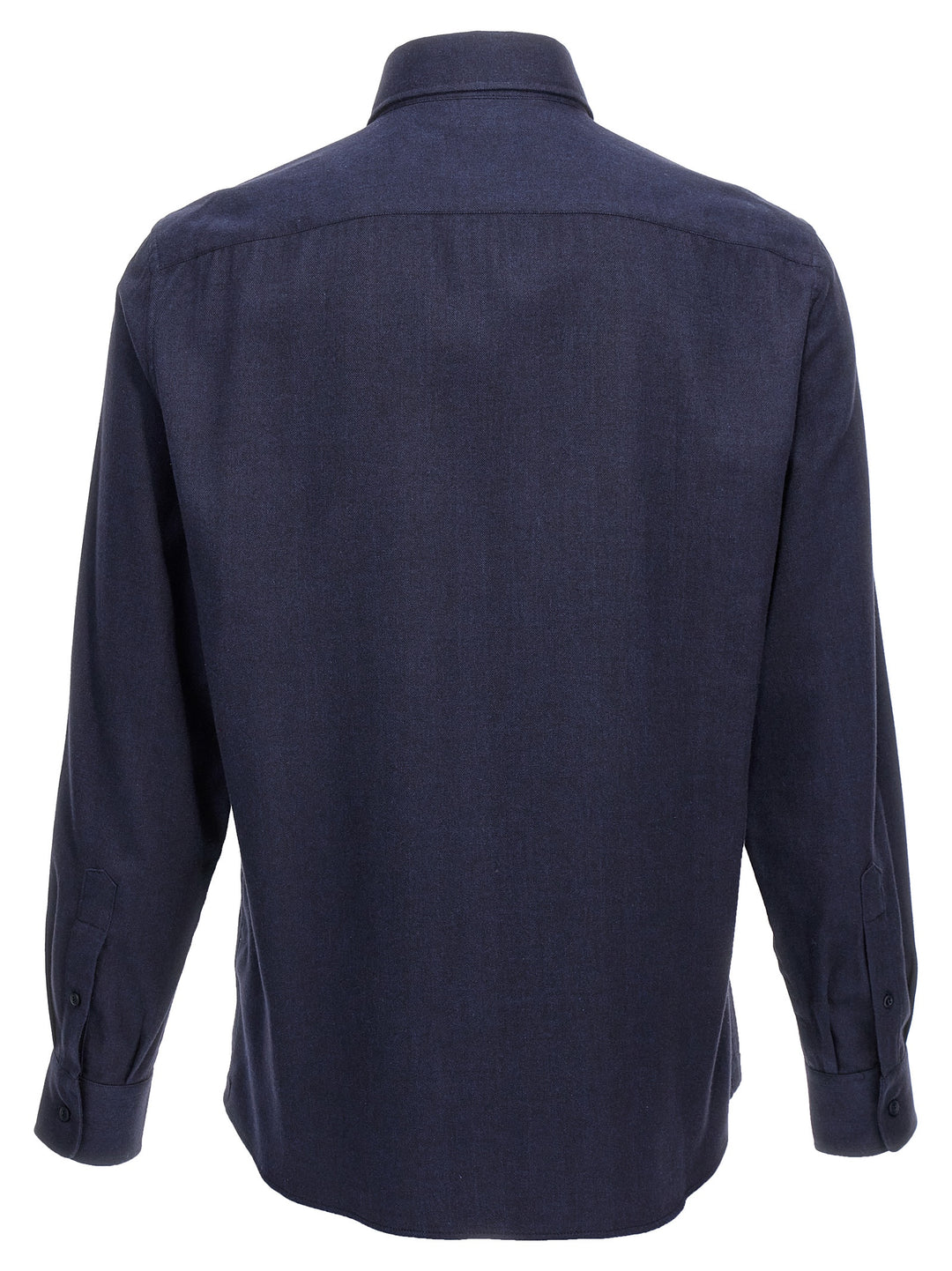 Brunello Cucinelli Herringbone Shirt Camicie - Blu | f0d19e9265dd7cfeadf2fc5032bc5605ec9ccf87